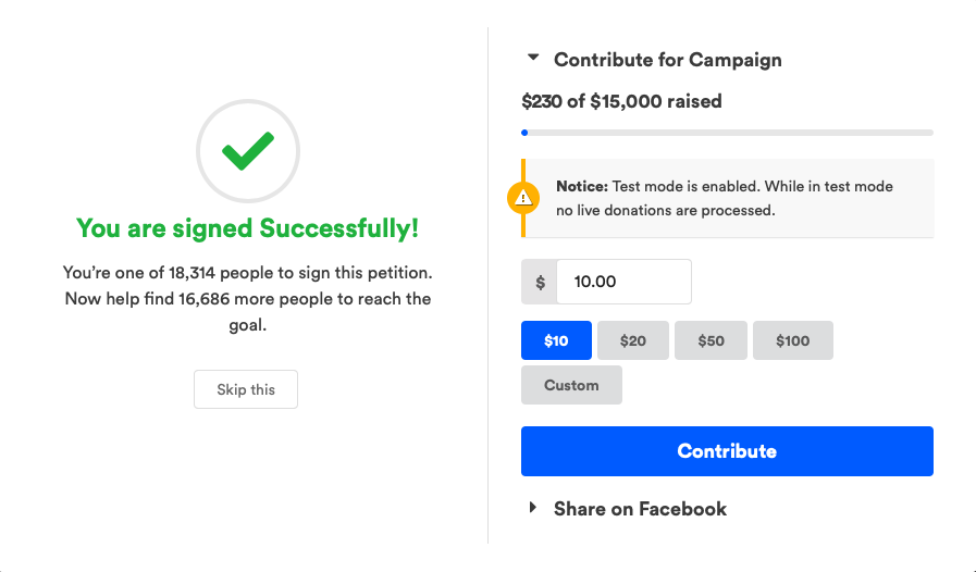 The best petition script to build petition platform website