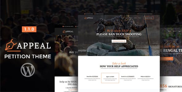 Petition WordPress theme
