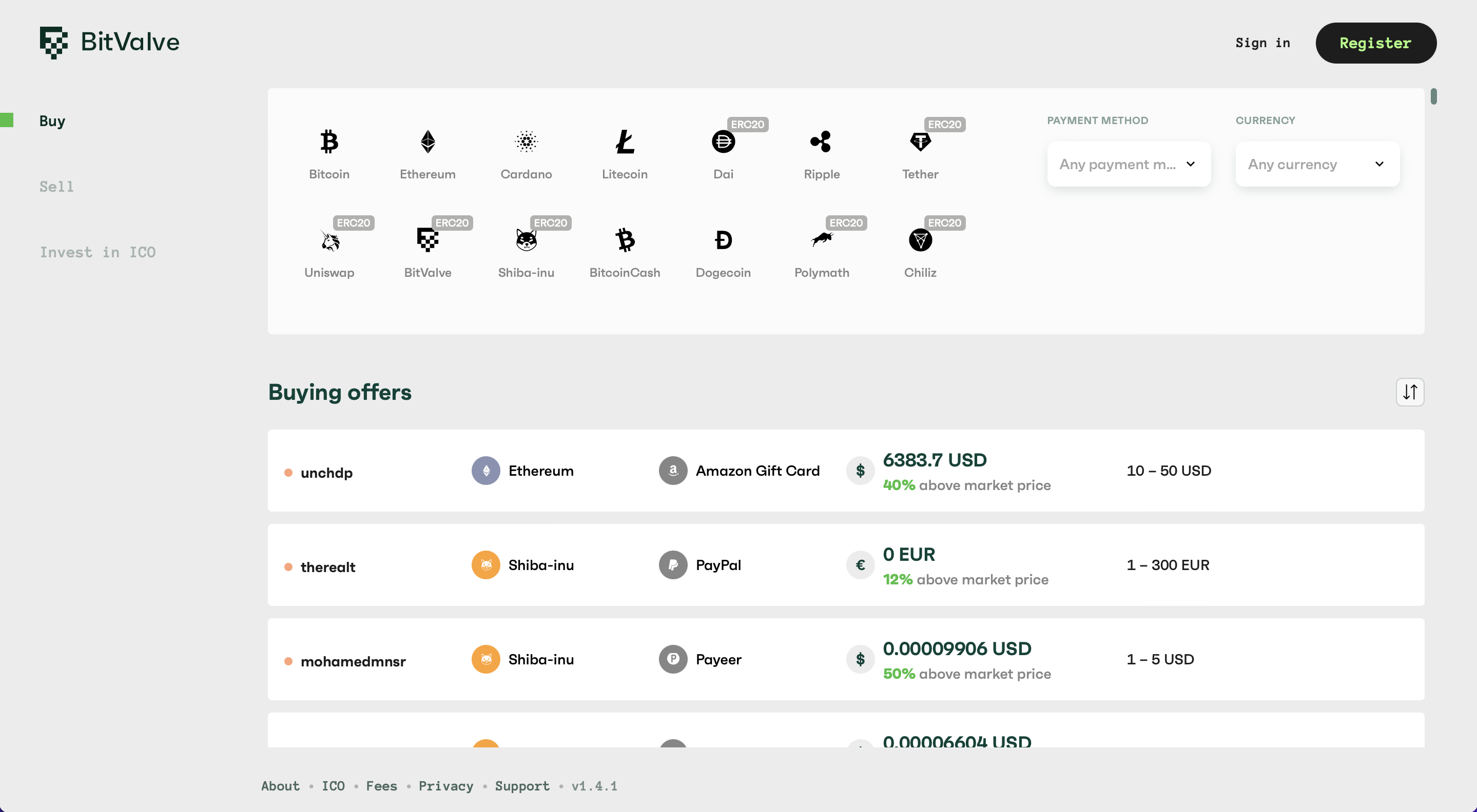 BitVelve - Peer to Peer Cryptocurrency Exchanges