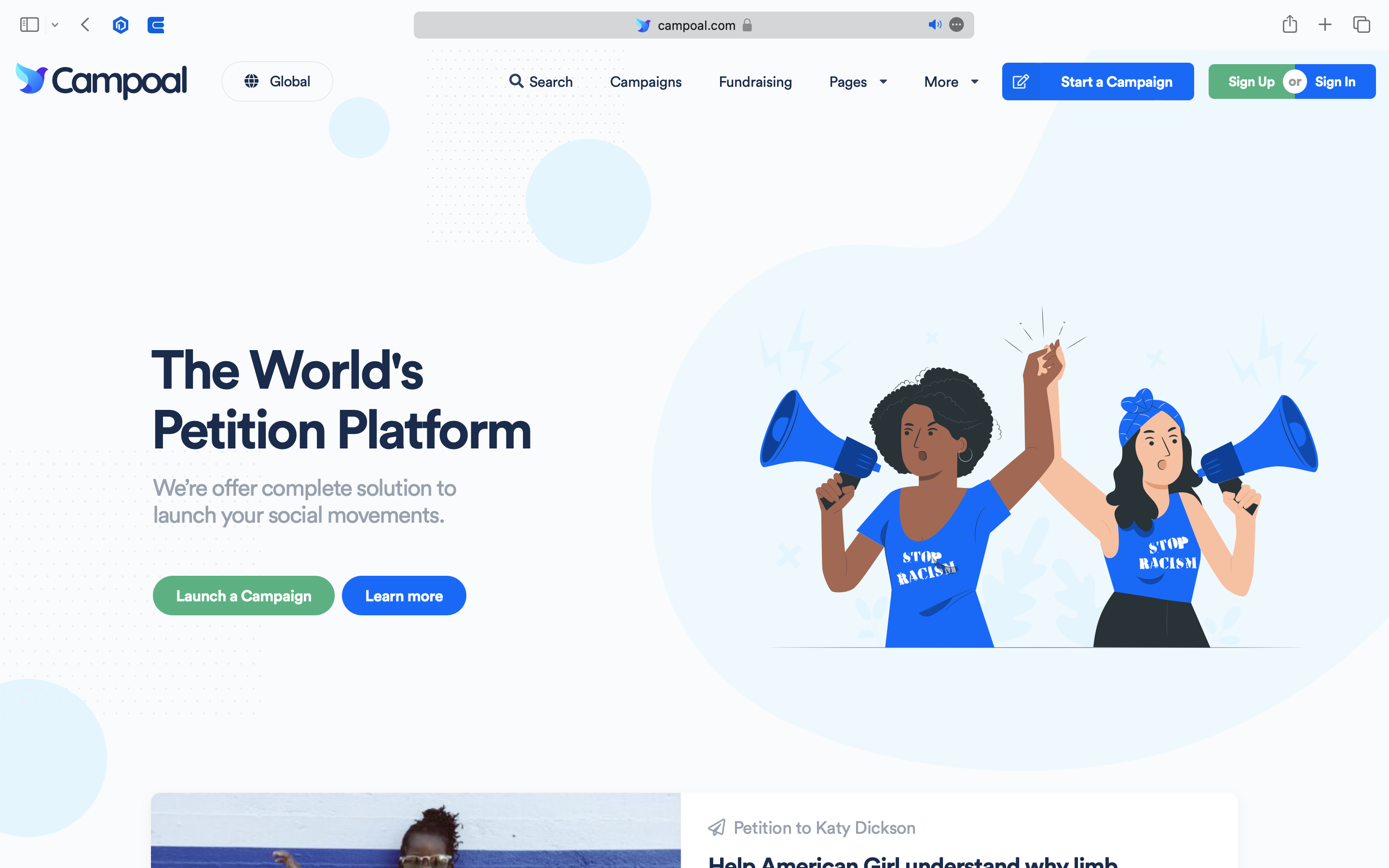How to make an online petition?