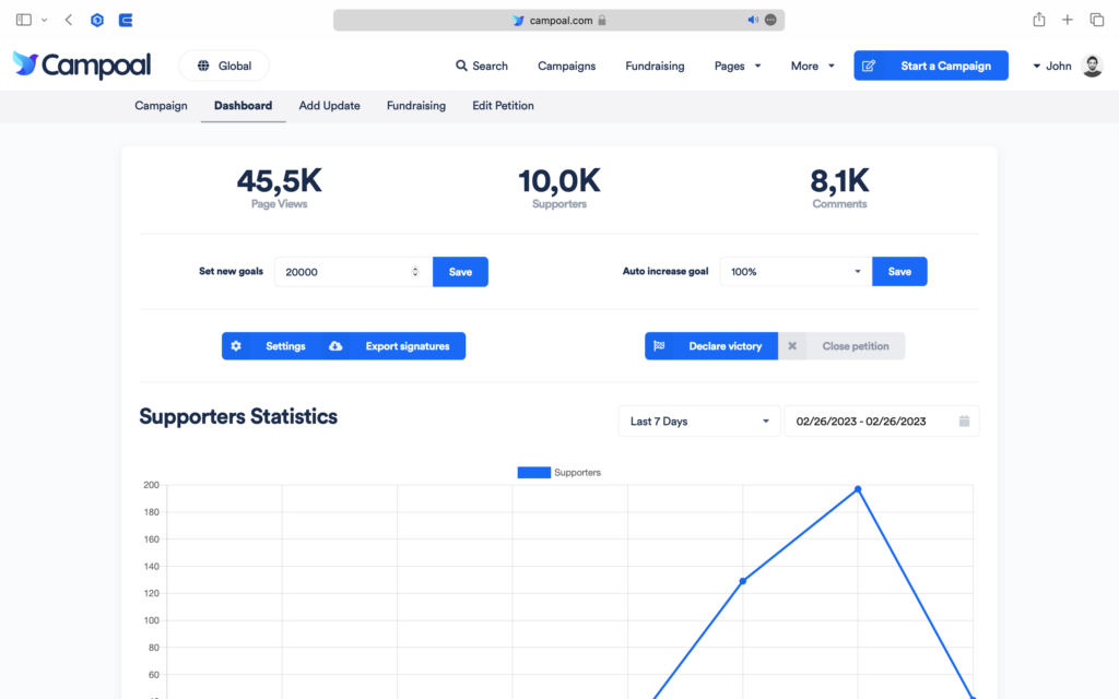 How to make an online petition?