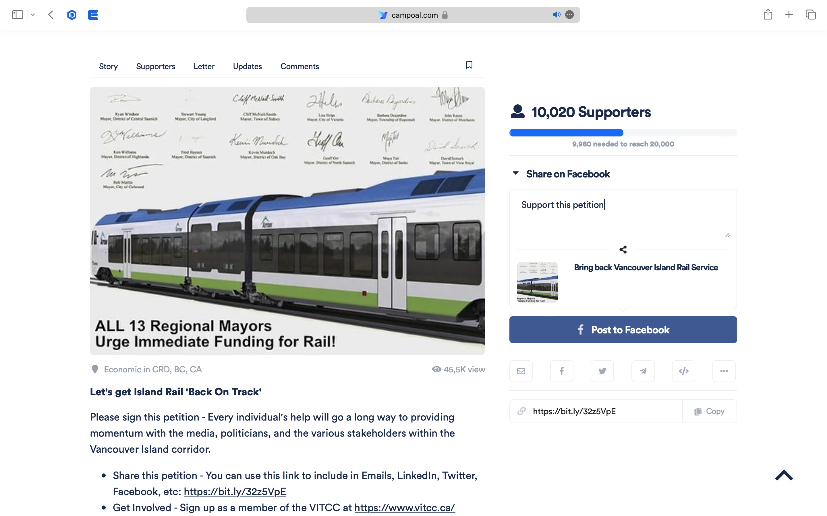 How to make an online petition?