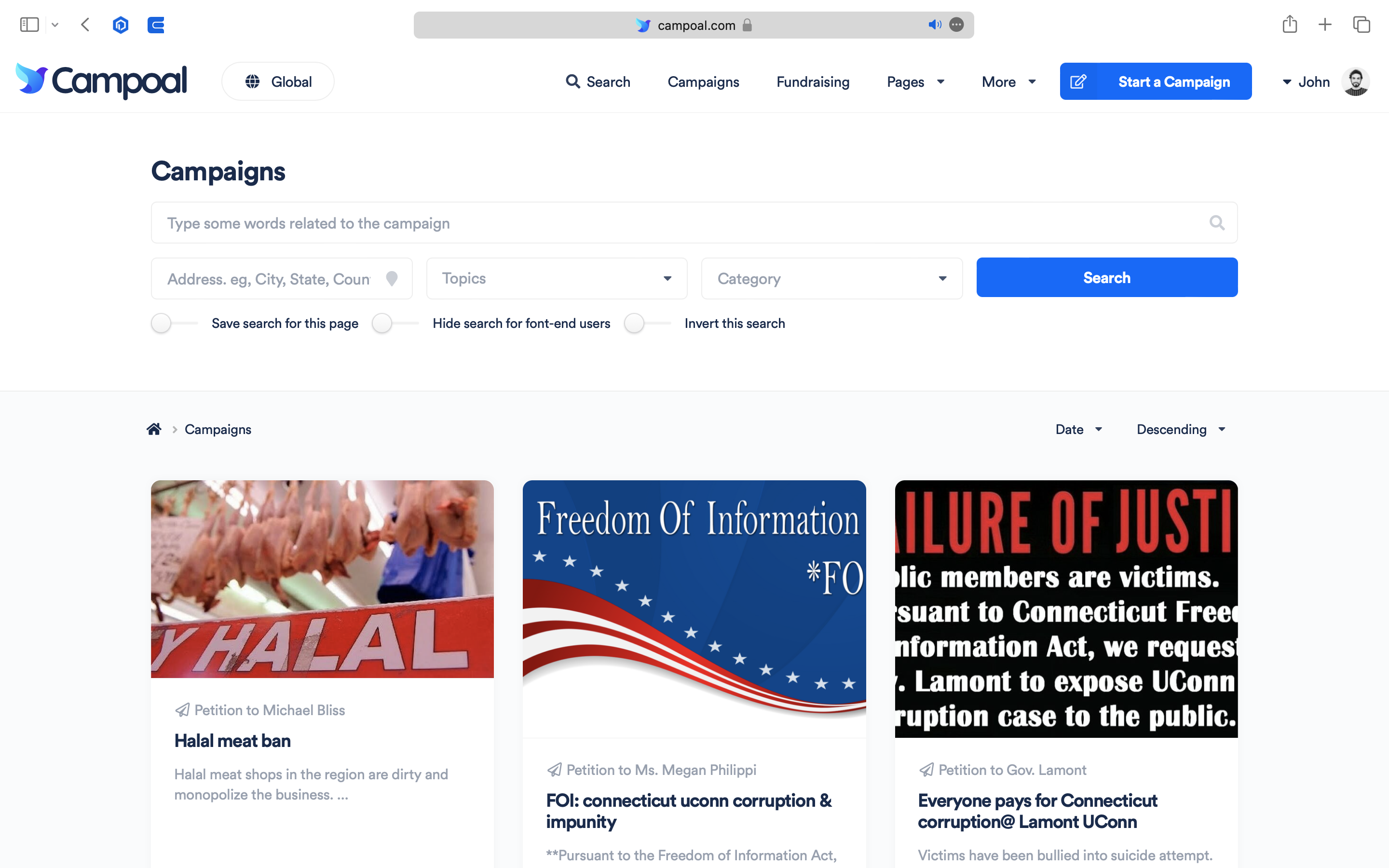 How do I do an online petition signature?