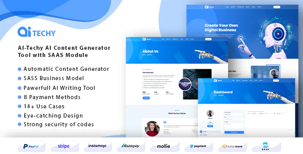 Top 10 AI Writing and Content Generator SAAS PHP Scripts