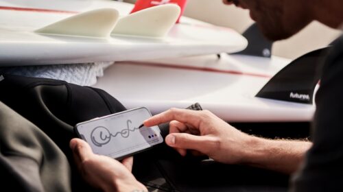 man working remotely signing contract on DocuSign