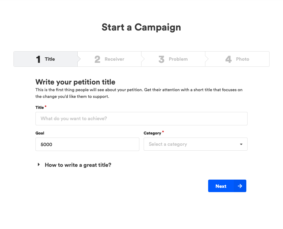 The best petition script to build petition platform website